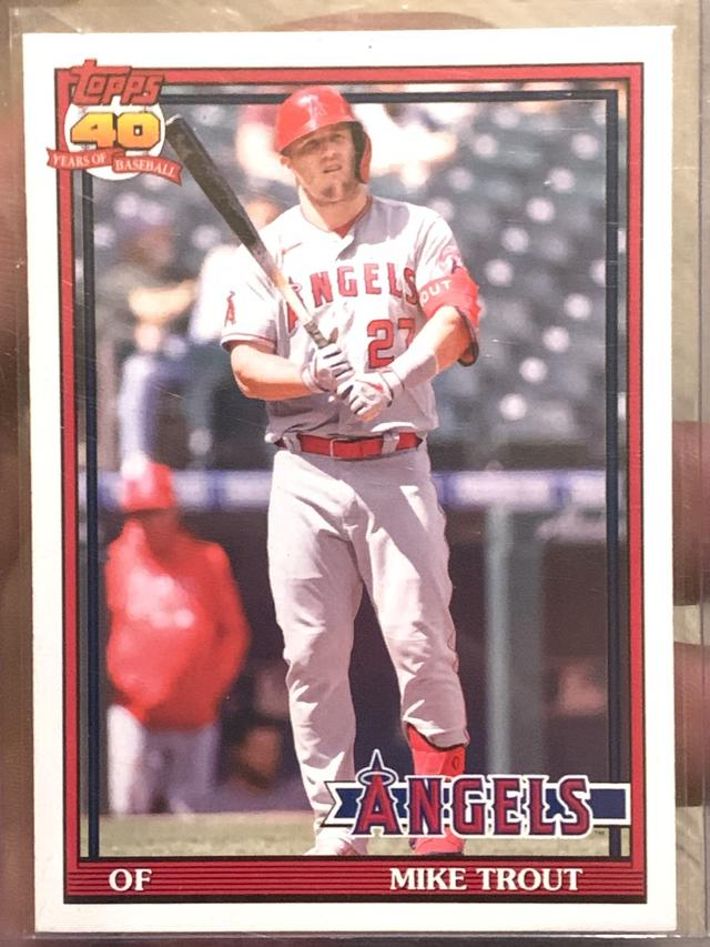 2021 Topps Archives Mike Trout Base Set #200