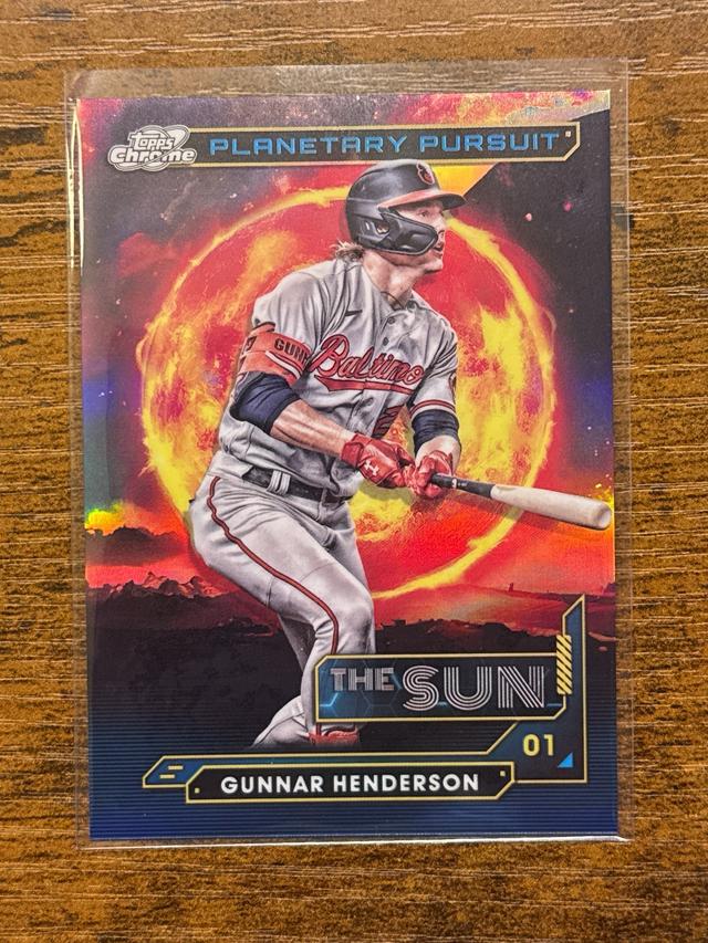 2024 Topps Cosmic Chrome Gunnar Henderson Planetary Pursuit Sun #PPS-2