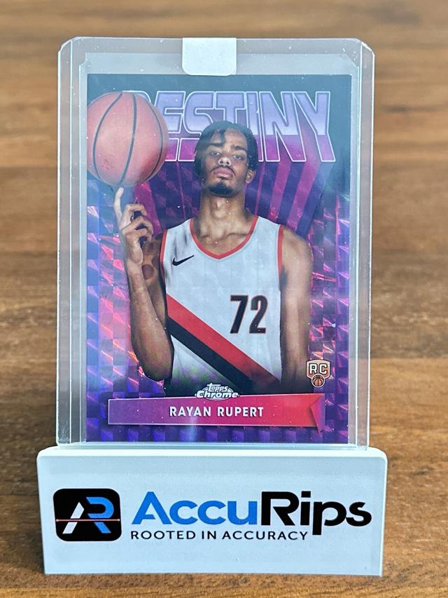 2023-24 Topps Chrome Basketball Rayan Rupert Destiny  #D-20