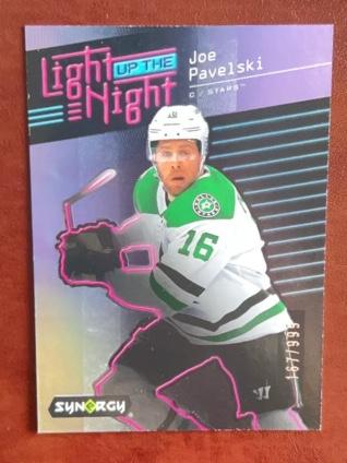 2023-24 Upper Deck Synergy Hockey Joe Pavelski Light Up the Night /999 #LN-JP