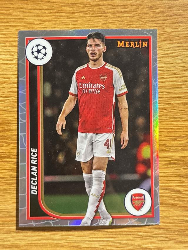 2023-24 Topps Merlin UEFA Declan Rice ﻿Base Set Refractors #13