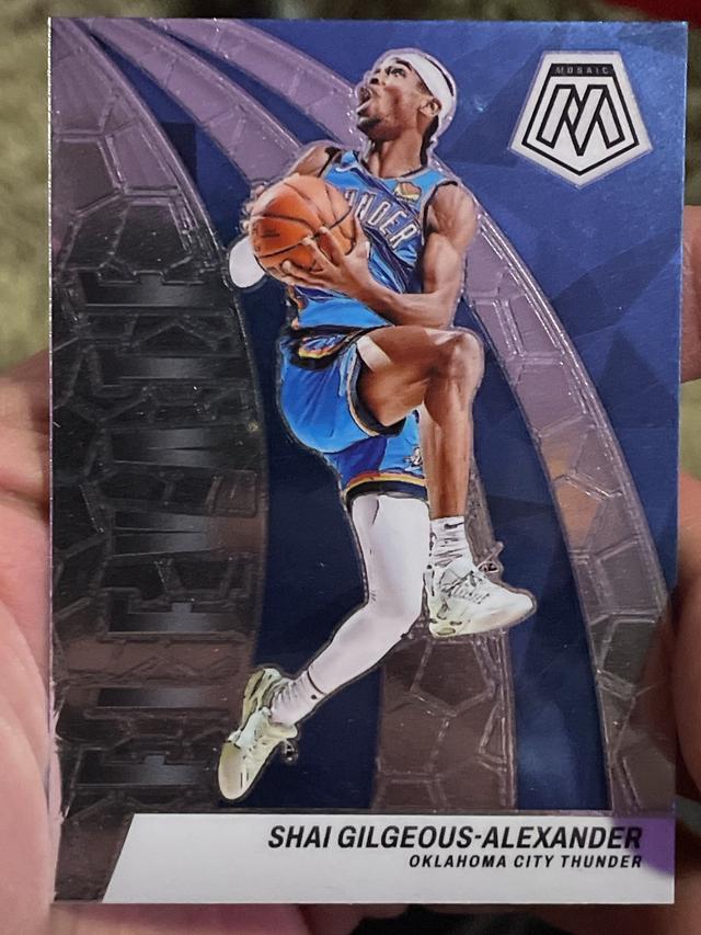 2024 Panini NBA Hoops Shai Gilgeous Hoopla Set #7