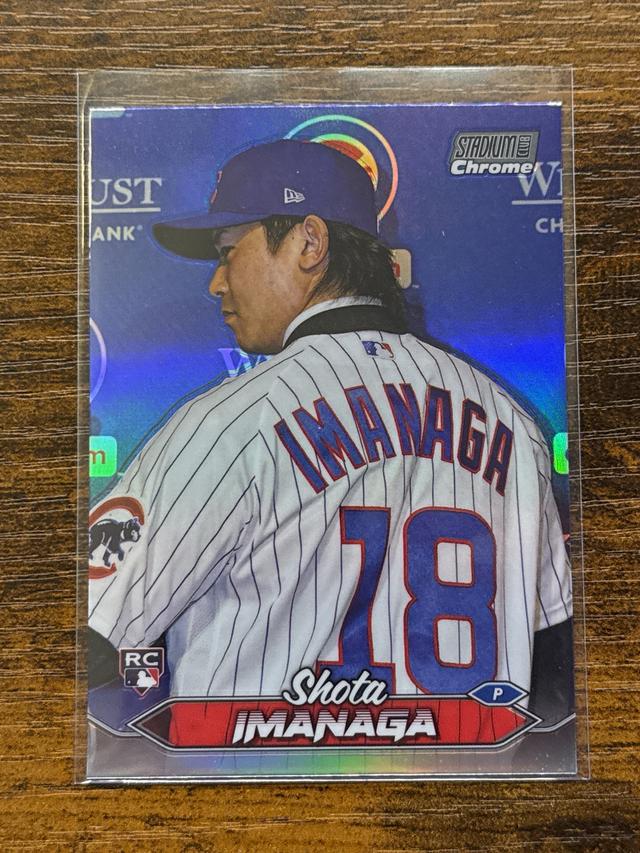 2024 Topps Stadium Club Shota Imanaga Chrome Refractors #240