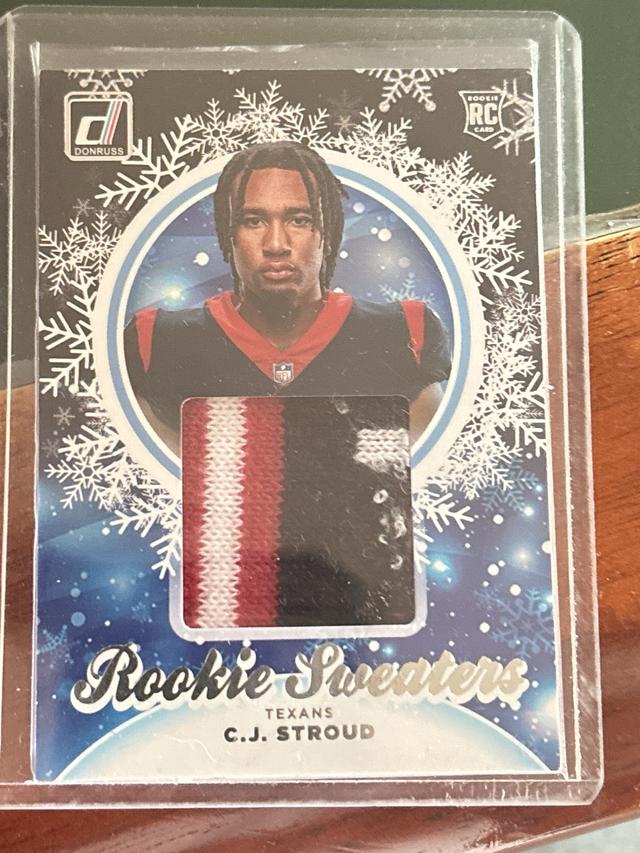 2023 Donruss Football C.J. Stroud Rookie Holiday Sweater Set #HS-CJS