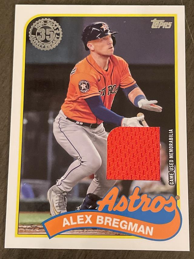 2024 Topps Series 2 Alex Bregman 1989 TOPPS BASEBALL RELICS #89R2-AB