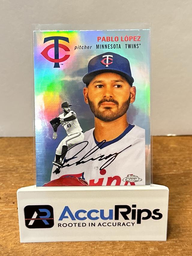 2023 Topps Chrome Platinum '54 Pablo López BASE CARDS Refractor #229