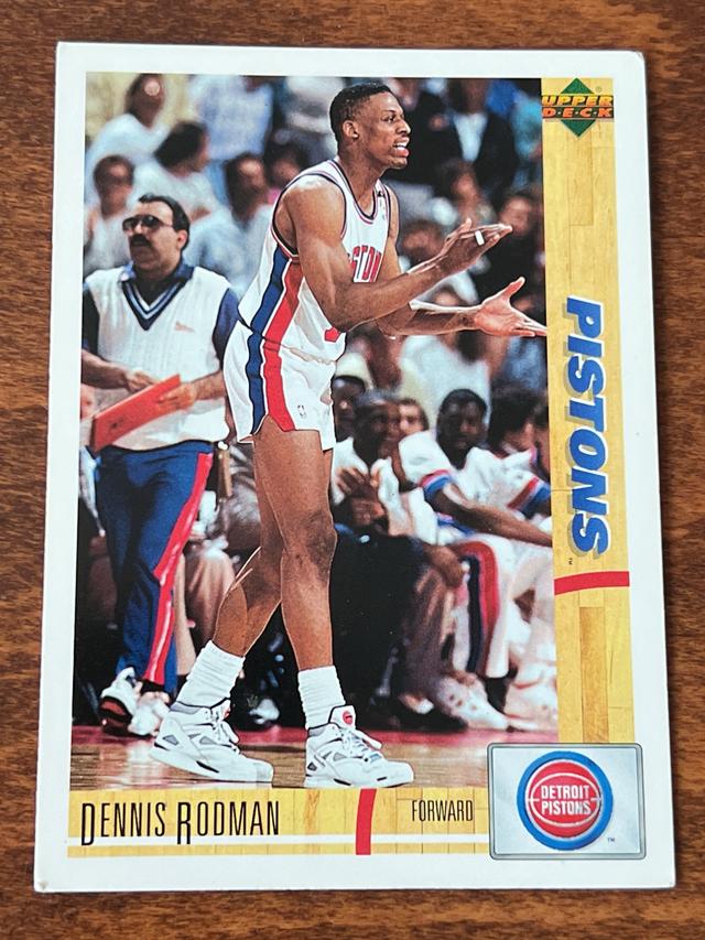 1991-92 Upper Deck International Italian Dennis Rodman ﻿Base Set #50 