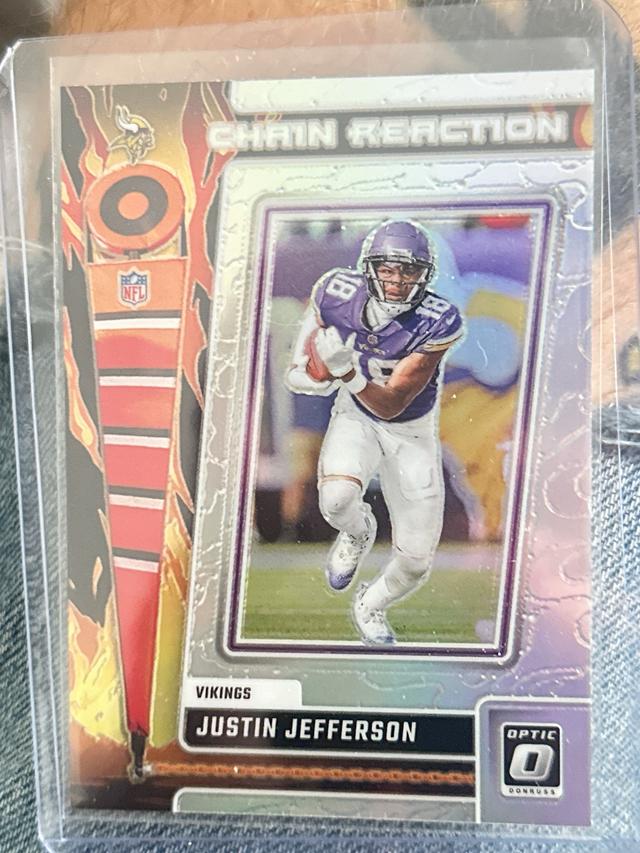 2023 Donruss Optic Justin Jefferson Chain Reaction #CR-JJ