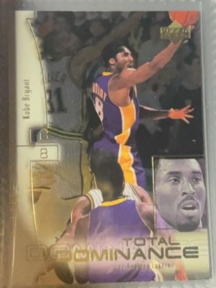 2000-01 Upper Deck Basketball Kobe Bryant ﻿Total Dominance #TD8