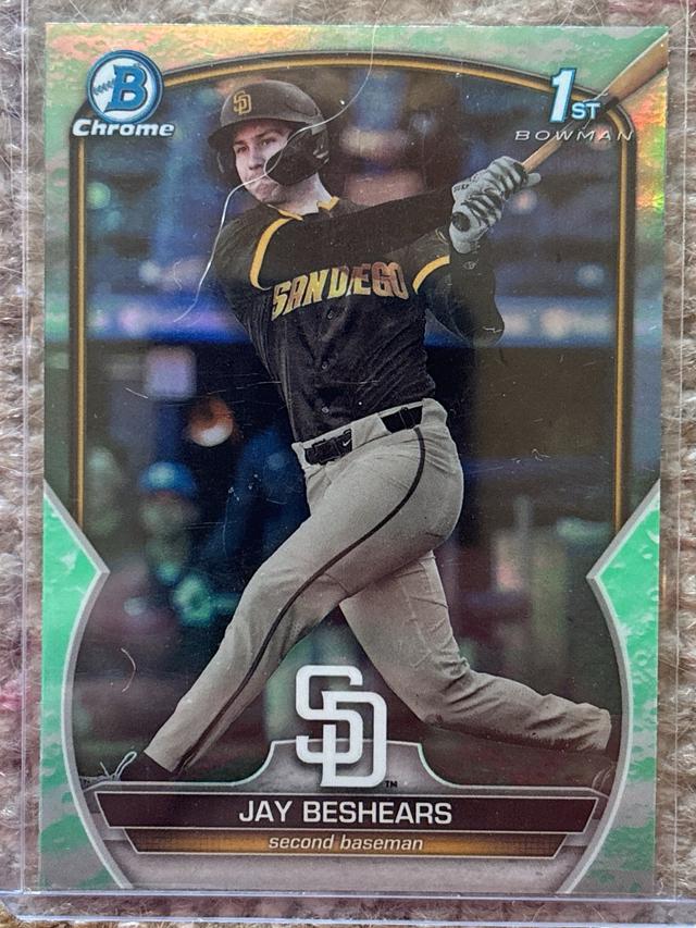 2023 Bowman Draft Jay Beshears Bowman Chrome #BDC-166