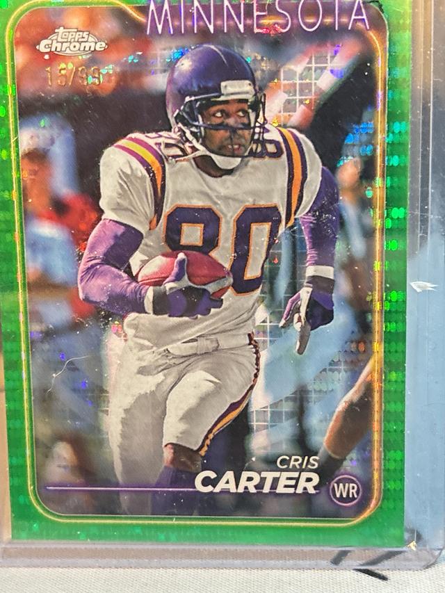 2024 Topps Chrome Football Cris Carter ﻿Base Set #119