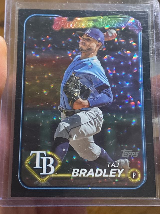 2024 Topps Series 2 Taj Bradley BASE SET Black Crackle Foil #589