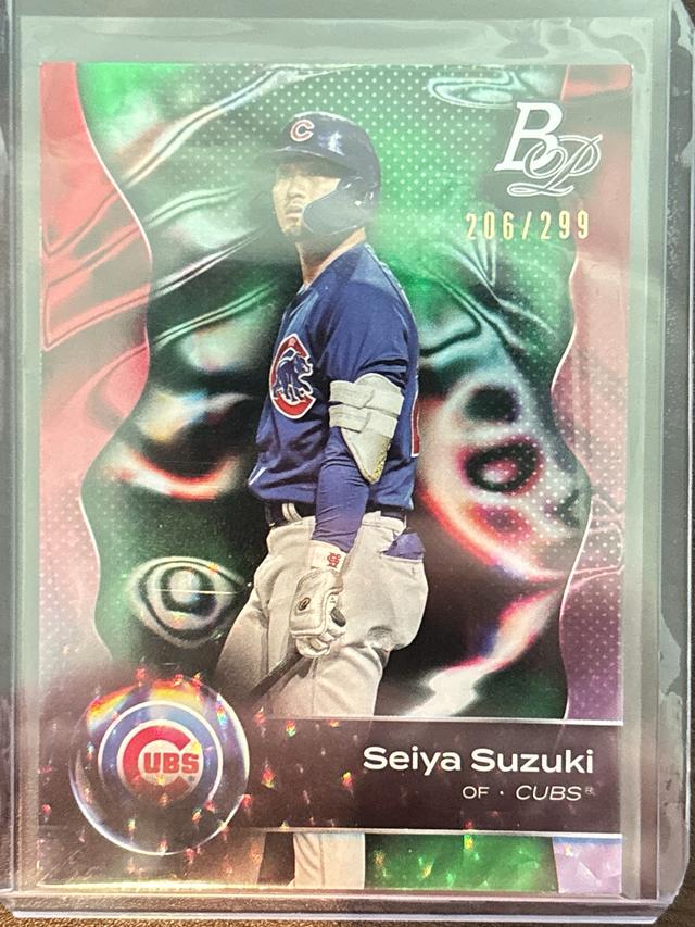 2023 Bowman Platinum Seiya Suzuki BASE CARDS Emerald Ice Foil /299 #54