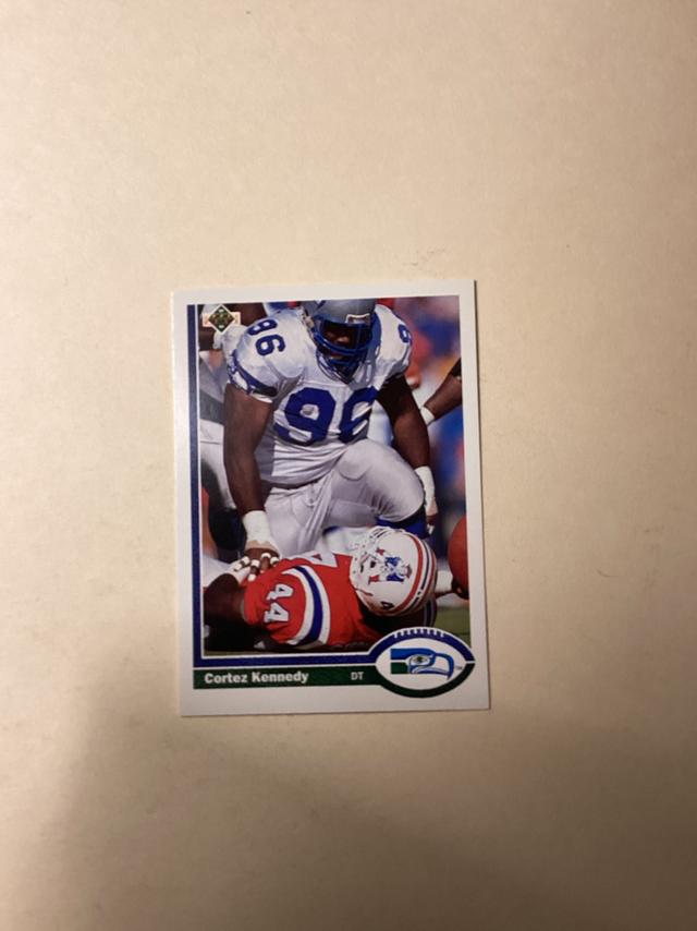 1991 Upper Deck Football Cortez Kennedy Base Set #491