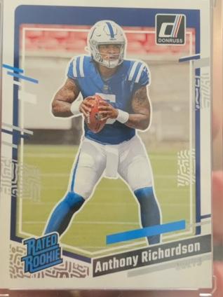 2023 Donruss Football Anthony Richardson Base Rated Rookie Set #343