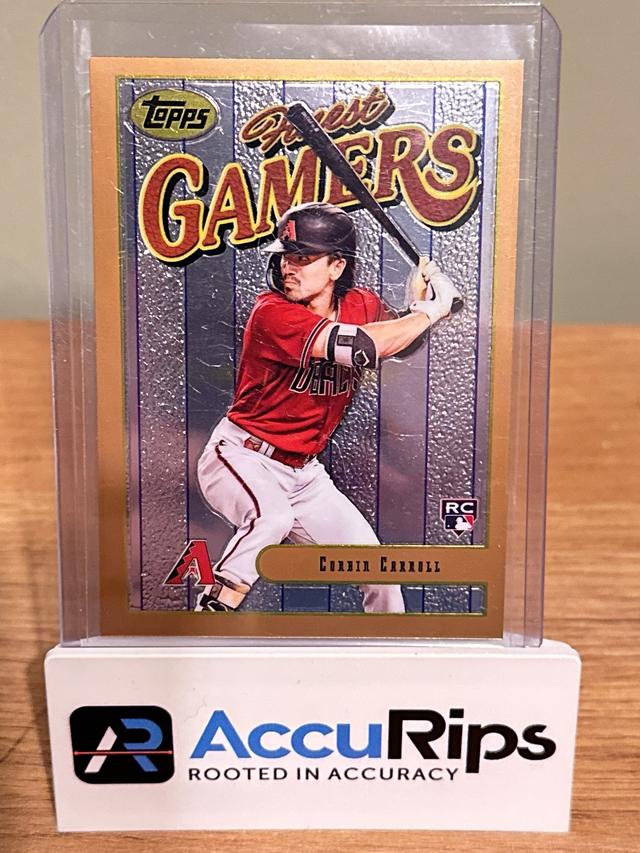 2023 Topps Finest Flashbacks Corbin Carroll FINEST GAMERS COMMON #14