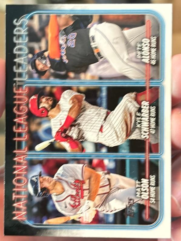 2024 Topps Series 1 Kyle Schwarber BASE CARD SET BASE #260