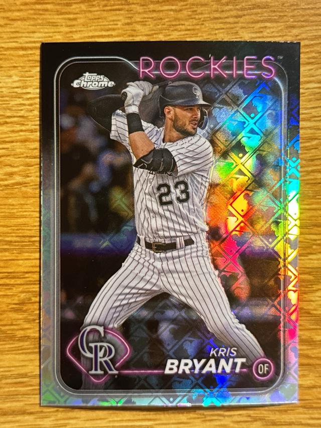 2024 Topps Chrome LogoFractor Kris Bryant ﻿Base Set #179