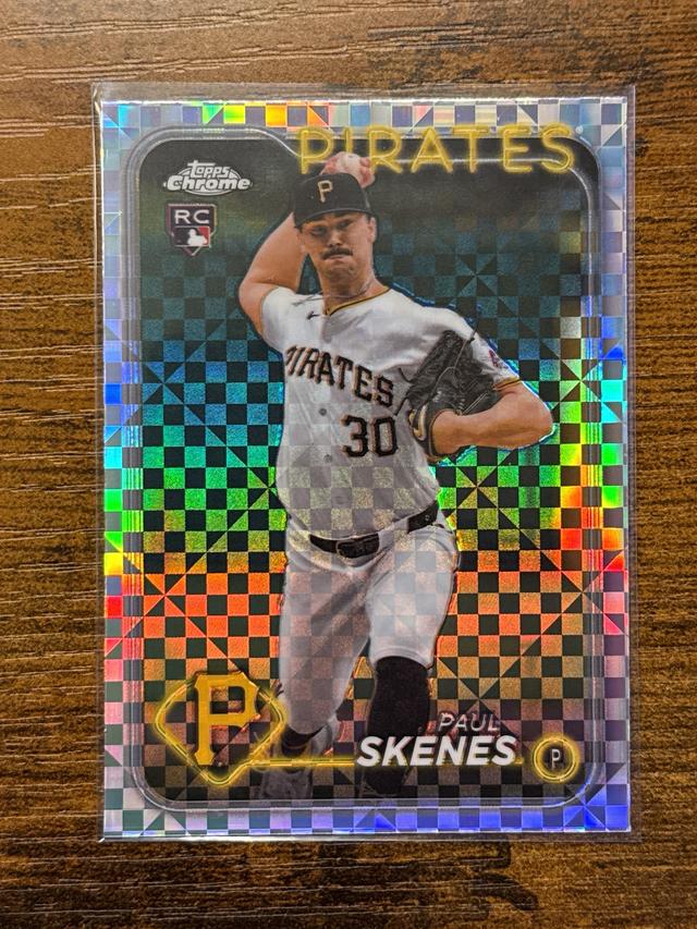 2024 Topps Chrome Update Paul Skenes ﻿Base Set X-Fractor #USC88