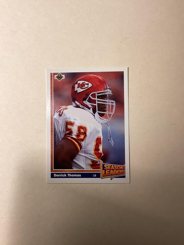 1991 Upper Deck Football Derrick Thomas Base Set #404