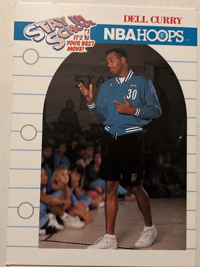 1990-91 Hoops Basketball Dell Curry SIS ﻿Base #387