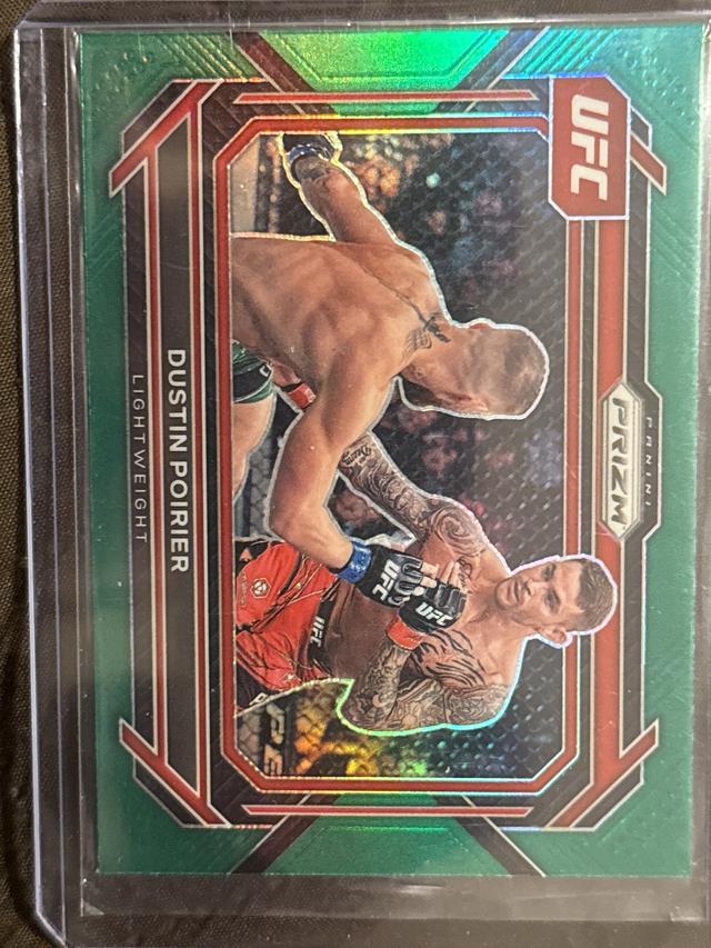 2023 Panini Prizm UFC Dustin Poirier Base Set Green #2