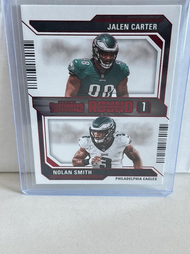 2023 Panini Contenders Jalen Carter / Nolan Smith Round Numbers  #6