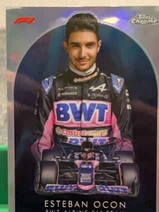 2024 Topps Chrome Formula 1 Esteban Ocon The Grid #TG-9