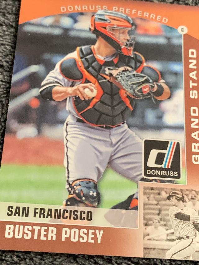 2015 Donruss Buster Posey Donruss Preferred Bronze Set #29