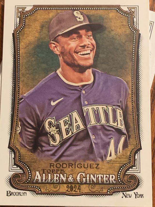 2024 Topps Allen & Ginter Julio Rodríguez ﻿Base Set #1