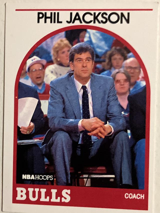 1989-90 NBA Hoops Phil Jackson Base Set #266