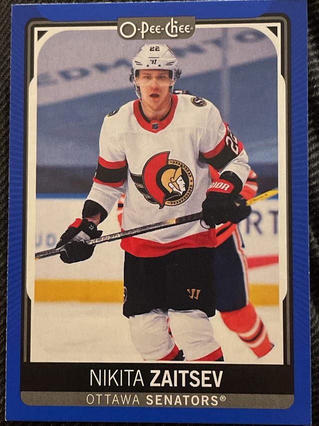 2021-22 O-Pee-Chee Hockey Nikita Zaitsev Base Set #304