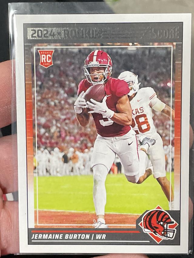 2024 Score Football Jermaine Burton Rookies #381