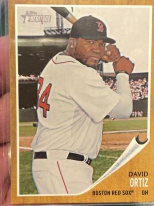 2011 Topps Heritage David Ortiz ﻿Base #3