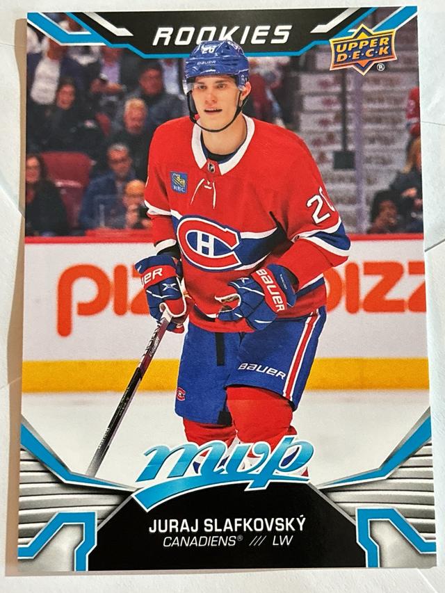 2022-23 Upper Deck MVP Juraj Slafkovsky Rookie Redemptions Division Set