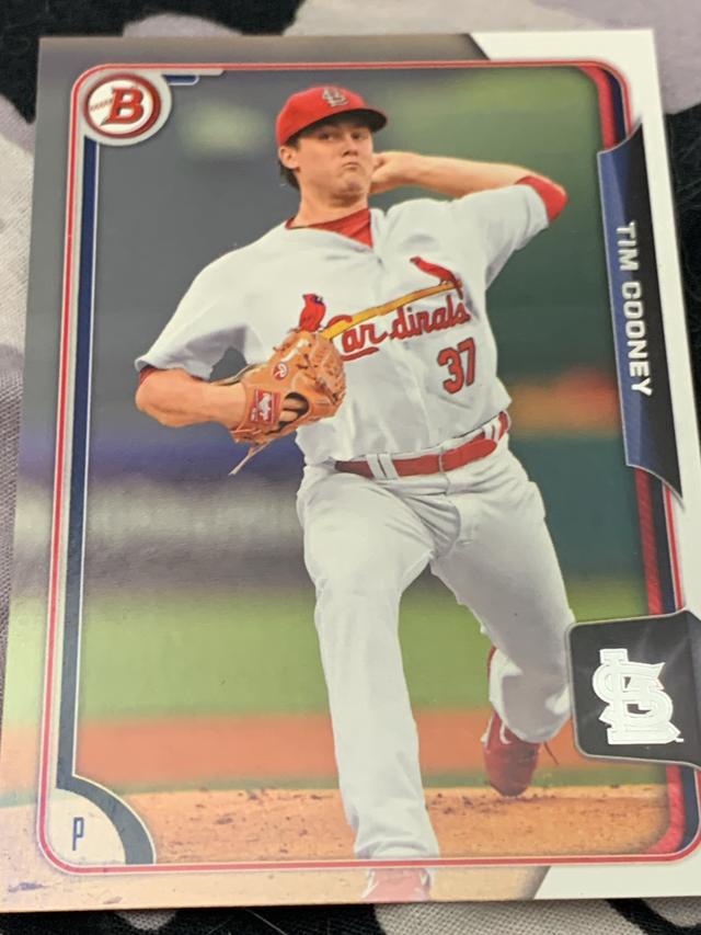 2015 Bowman Tim Cooney Prospects Set Silver Ice #BP38