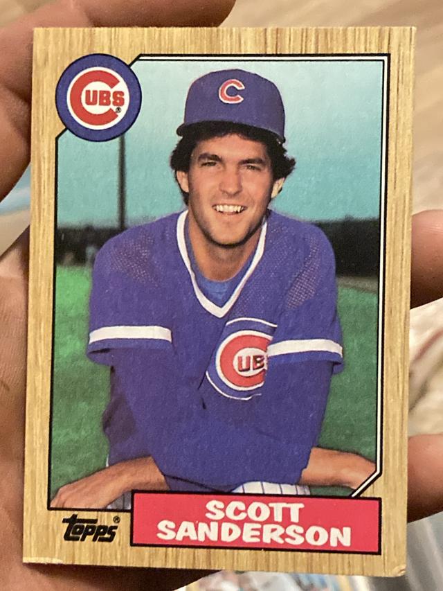 1987 Topps Scott Sanderson Base Set #534