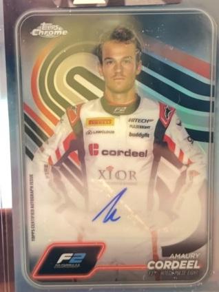 2024 Topps Chrome Formula 1 Amaury Cordeel Autographs #CAC-COR