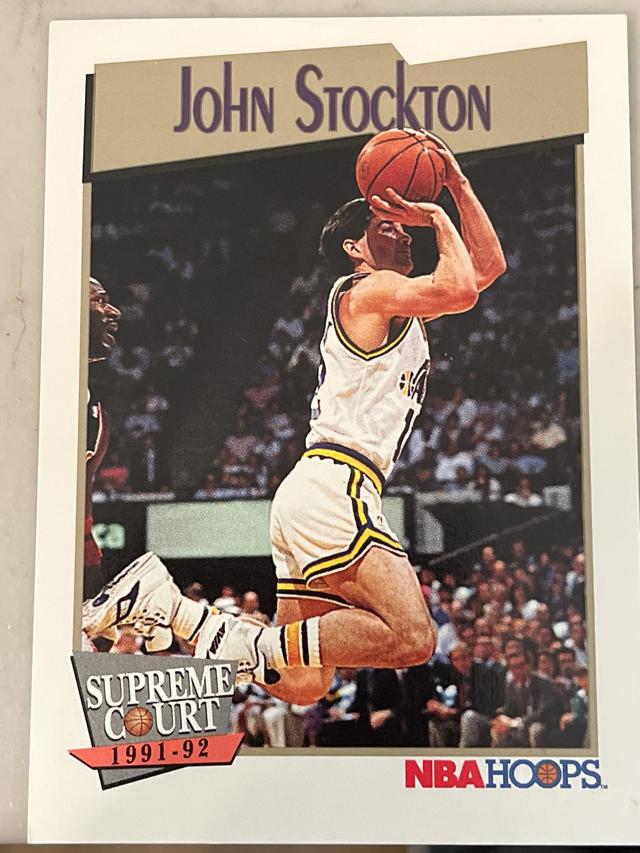 1991 NBA Hoops John Stockton ﻿Base #500