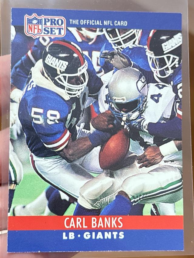 1990 Pro Set Football Carl Banks ﻿Base #223