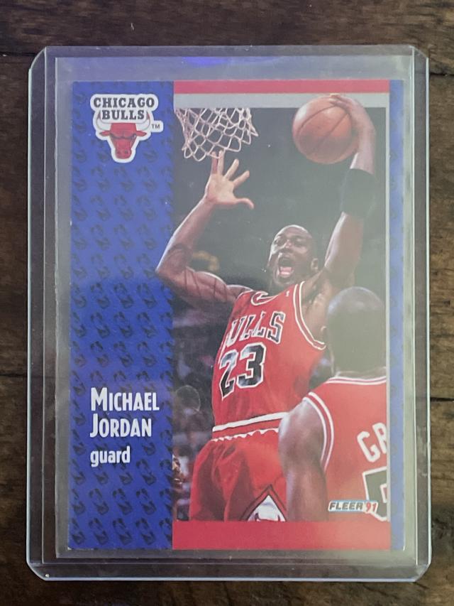 1991-92 Fleer Basketball Michael Jordan ﻿Base #29