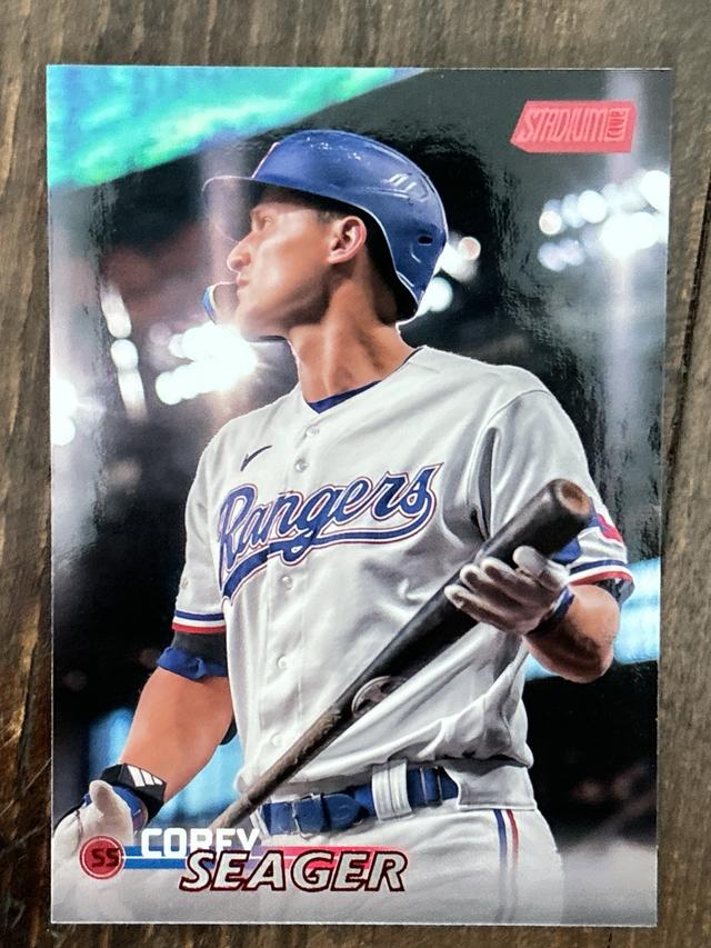 2023 Stadium Club Corey Seager COMPLETE BASE SET Red Foil #200