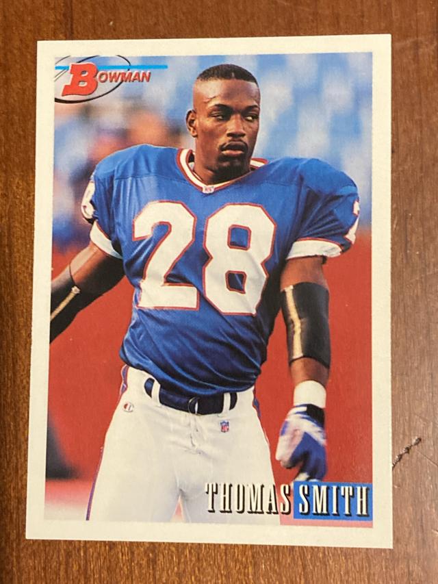 1993 Bowman Football Thomas Smith ﻿Base #313