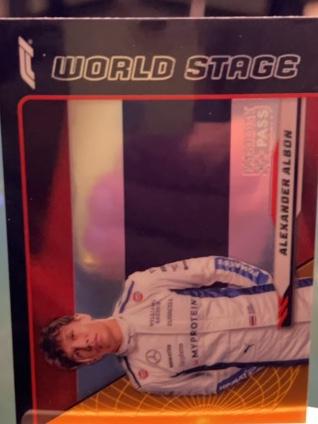 2024 Topps Paddock Pass Formula 1 Alexander Albon World Stage #WS-19