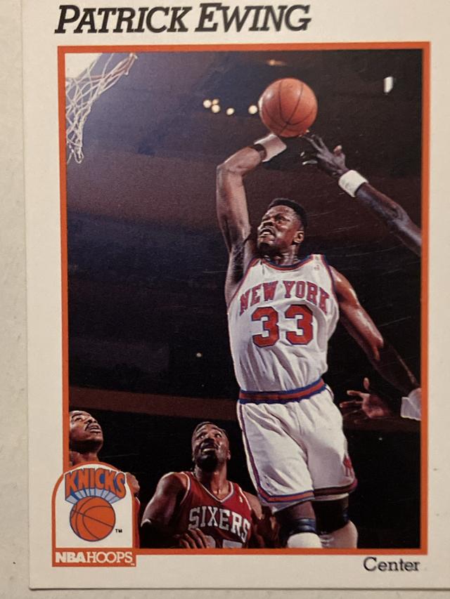 1991-92 NBA Hoops Basketball Patrick Ewing Series I #140