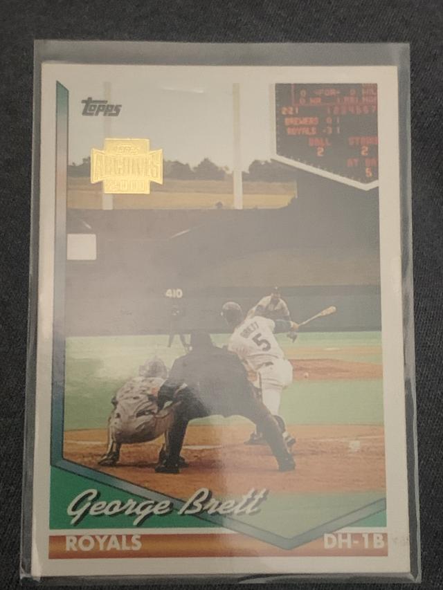 1994 Topps Stadium Club George Brett Series One First Day Issue #5