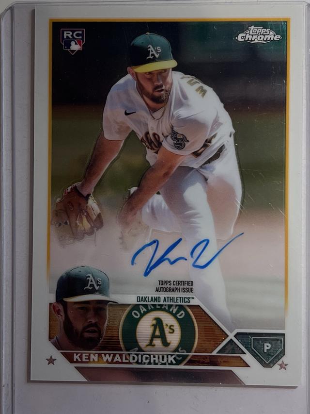 2023 Topps Chrome Ken Waldichuk ROOKIE AUTOGRAPHS #RA-KW