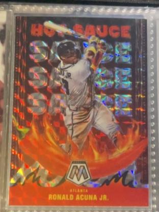 2022 Panini Mosaic Ronald Acuna Jr. Hot Sauce Set #HS-4