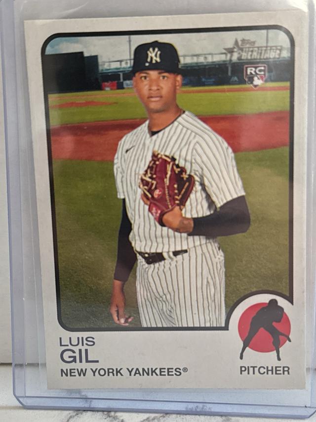 2022 Topps Heritage Luis Gil BASE #373