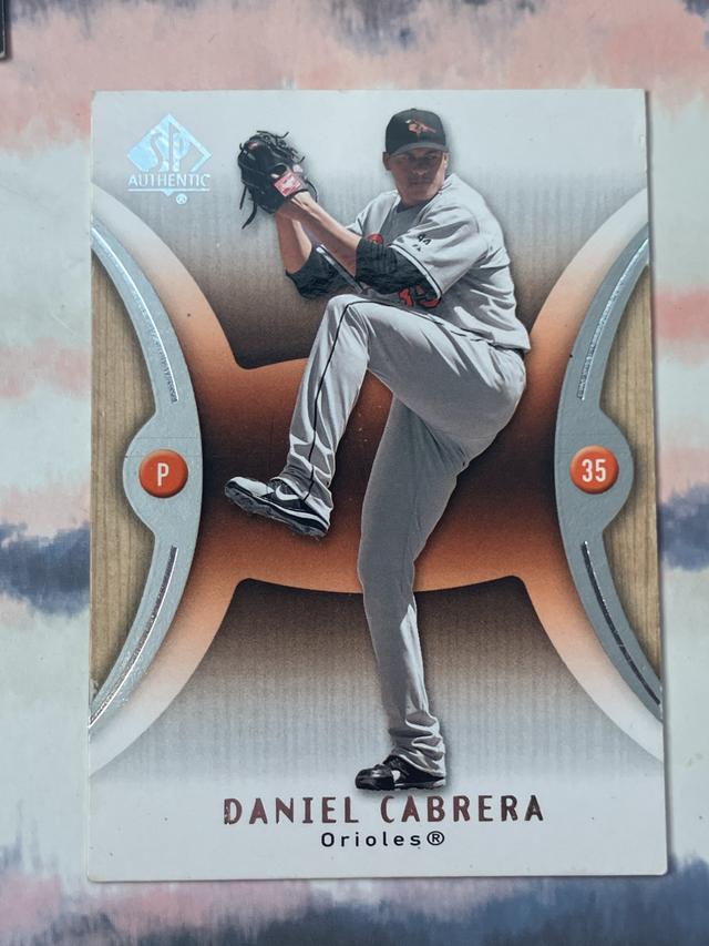 2007 SP Authentic Daniel Cabrera ﻿Base #55